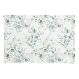 Soft Eucalyptus Pattern Pillowcase