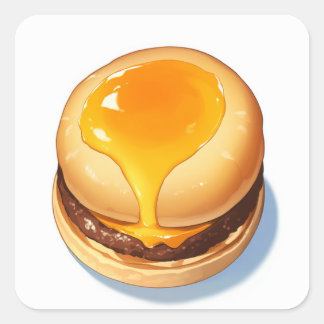 Soft Fantasy Art Square Sticker