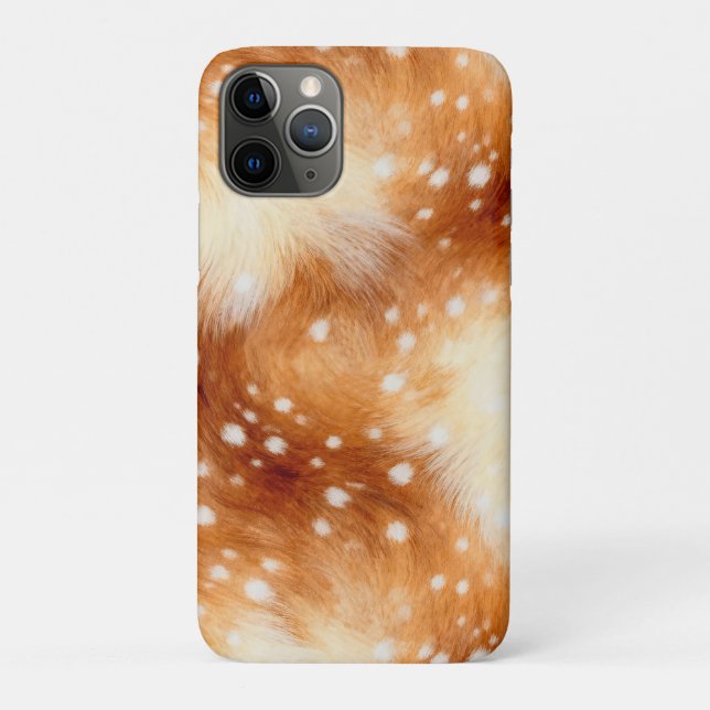 Soft Fawn Fur Cozy Woodland Case-Mate iPhone Case (Back)