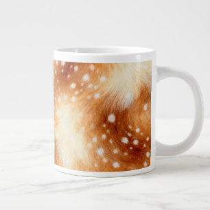 Soft Fawn Fur Cozy Woodland Large Coffee Mug