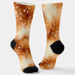 Soft Fawn Fur Cozy Woodland Socks
