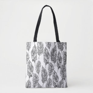 Soft Feathers Doodle 2 Tote Bag