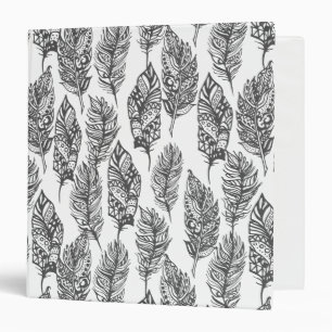 Soft Feathers Doodle Binder