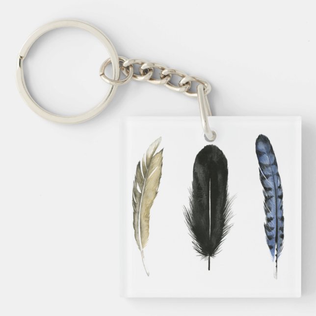 Soft Feathers I Keychain (Front)