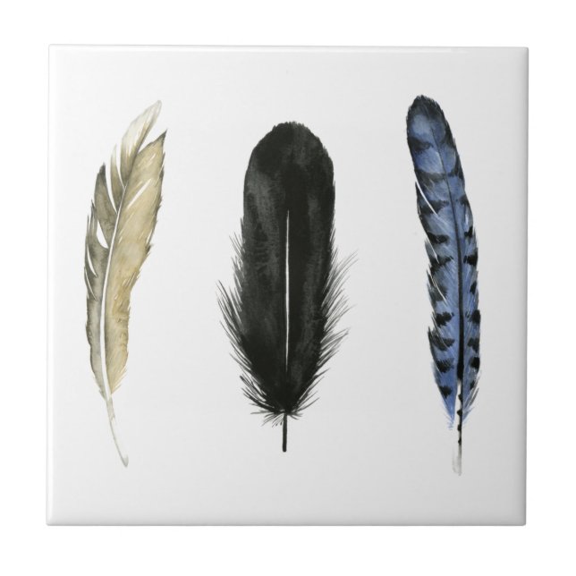 Soft Feathers I Tile (Front)