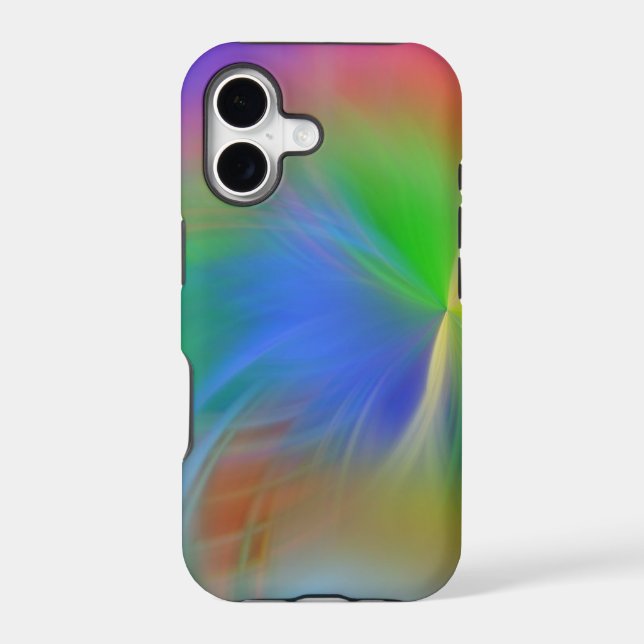 soft feathery rainbow colours (Back)