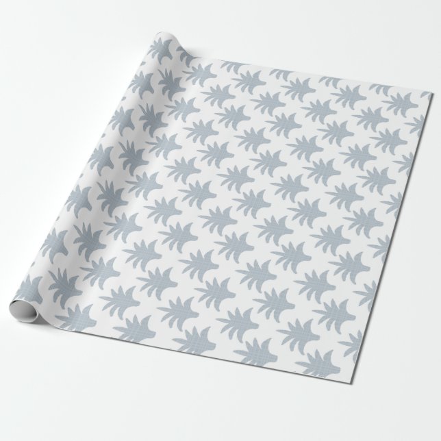 Soft Ferns Wrapping Paper (Unrolled)