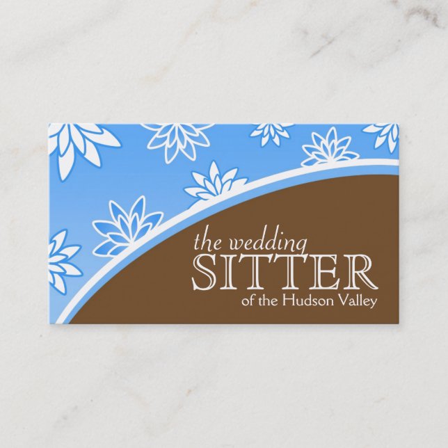 Soft Floral Business Card - Custom Colour Request (Front)