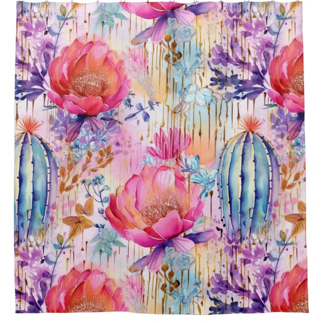 Soft Floral Cactus Dream (Front)