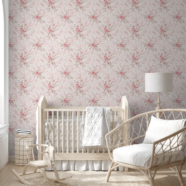 Soft Floral Delight Wallpaper (Kids)