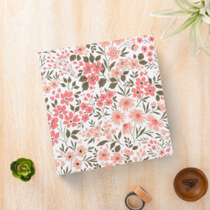 Soft Floral Dreams Binder