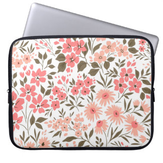 Soft Floral Dreams Laptop Sleeve