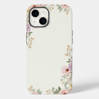 Soft Floral Elegance Case-Mate iPhone 14 Case