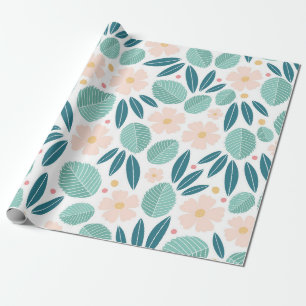 Soft Floral Elegance Wrapping Paper