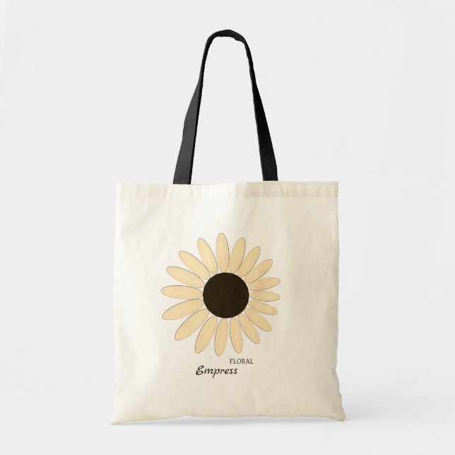 Soft Floral Empress Collection Tote Bag (Front)