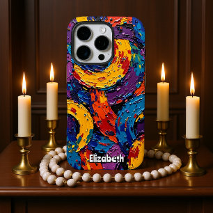 Soft Floral on Teal iPhone 16 Pro Case