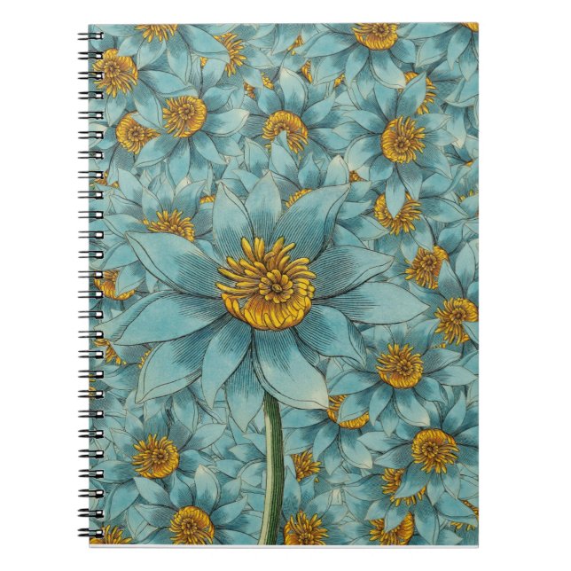 Soft Floral Pattern Collection Notebook (Front)