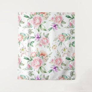 Soft Floral Tapestry