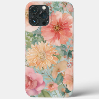soft flower  iPhone 13 pro max case