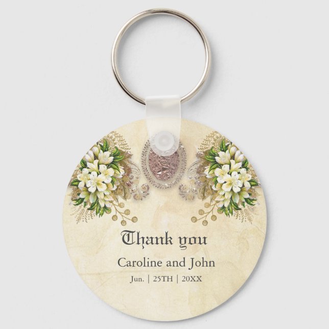 Soft flowers keychain (Front)