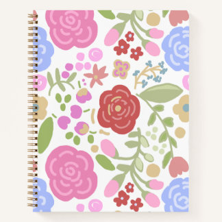 Soft Flowers Notebook