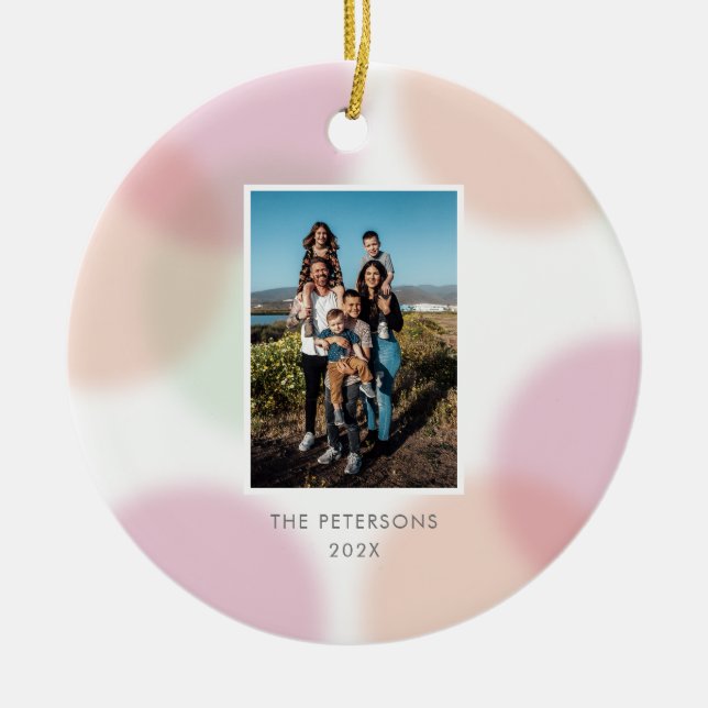 Soft Focus Holiday Ornament (Front)