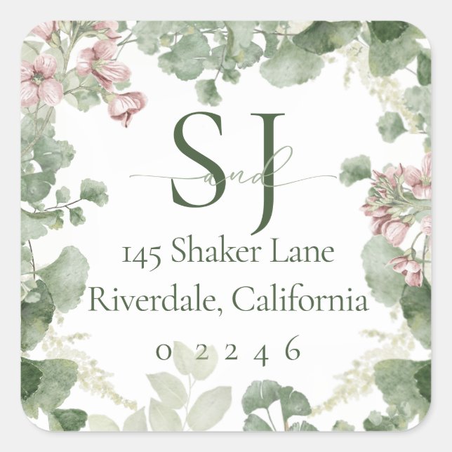 Soft Framed Return Address Label (Front)