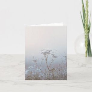 Soft Frosty Morning Nature Sympathy Card