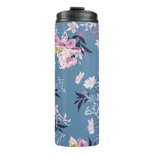 Soft gentle and delicate Blooming garden floral wi Thermal Tumbler