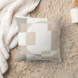 Soft Geometric Blocks – Simple and Sleek Throw Pillow