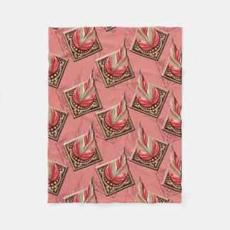 Soft Geometry Fleece Blanket