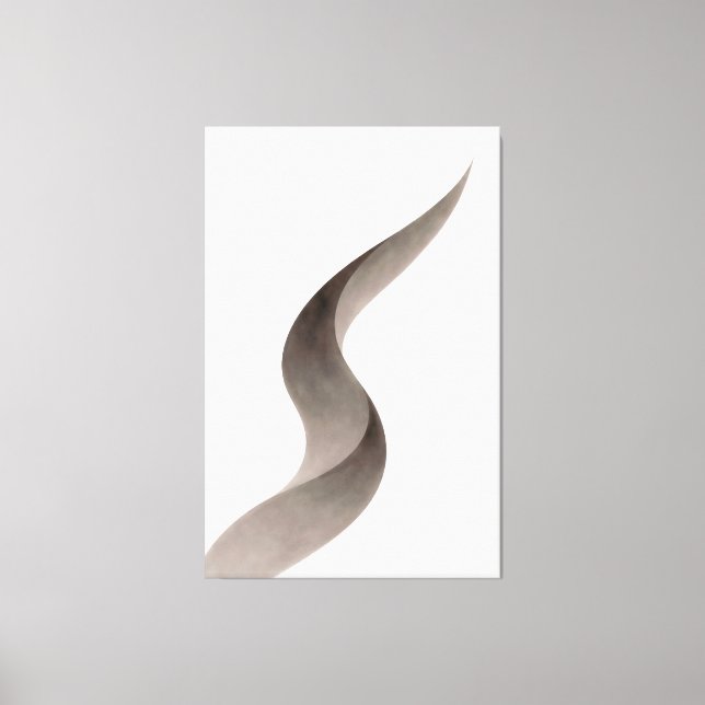 Soft Geometry of Stillness Canvas Print (Front)