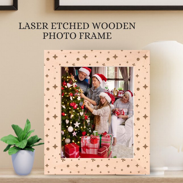 Soft Glow Golden Stars & Floral Petals Pattern Etched Frames (Creator Uploaded)