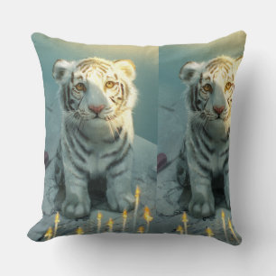 Soft Glow, Quiet Soul Throw Pillow
