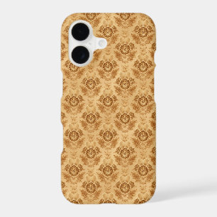 Soft Gold Damask Floral