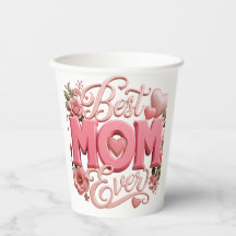 Soft Gold Mother Quote 3D Typography | Elegant Flo