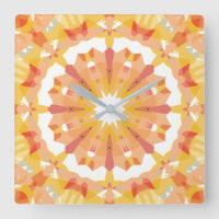 Soft Golden Yellow Pastel Pink Star Eclectic Funky