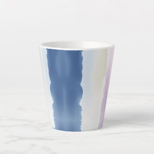 Soft Gradient Torn‑Edge  Latte Mug