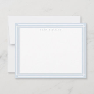 Soft Gray Frame Note Card