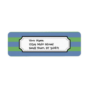 Soft Green and Blue Purple Striped Pattern
