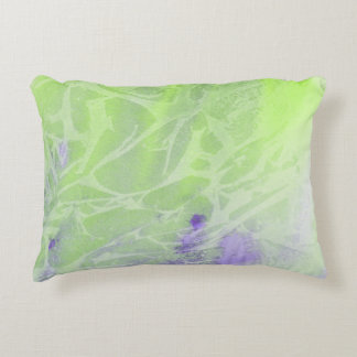 Soft Green & Lavender Harmony Accent Pillow