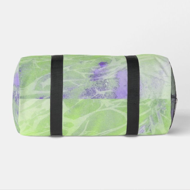 Soft Green & Lavender Harmony Duffle Bag (Bottom)