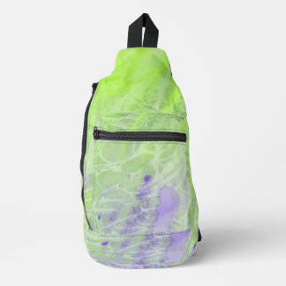 Soft Green & Lavender Harmony Sling Bag