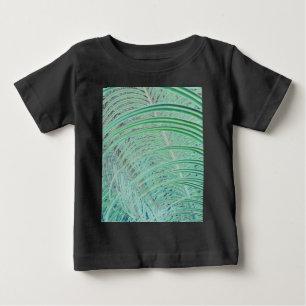 Soft Green Plant Palm Leaf Baby T-Shirt
