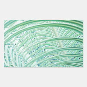 Soft Green Plant Palm Leaf Sticker
