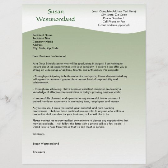 cover letter guidance personalized cover letter template