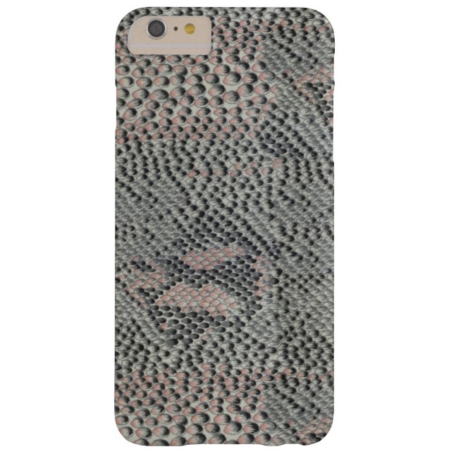 Soft Grey and Pink Snake Skin Case-Mate iPhone Case (Back)