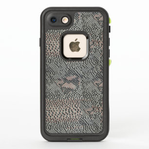 Soft Grey and Pink Snake Skin Pattern