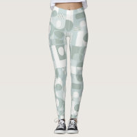 Soft Grey Sage Balance Abstract Pattern