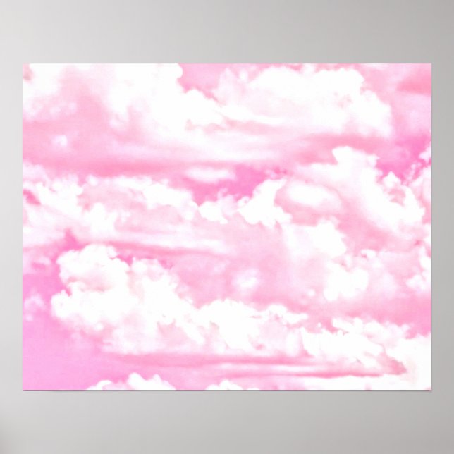 Soft Happy Rose Clouds Decor (Front)